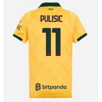AC Milan Christian Pulisic #11 Tricou Fotbal Replică 2025-26 Femei Treilea